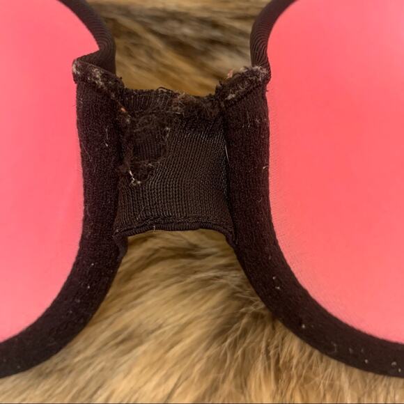 PINK by Victoria’s Secret Black Wear Everywhere Push-up Bra, Size 34C - Picture 5 of 9